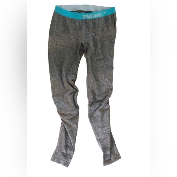 Gymshark Seamless Gray Marled Legging M Be A Visionary Workout Yoga Active Pant - Picture 2 of 5